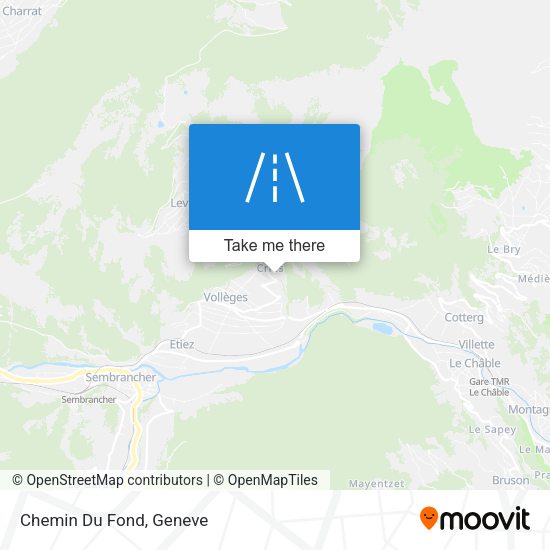 Chemin Du Fond map