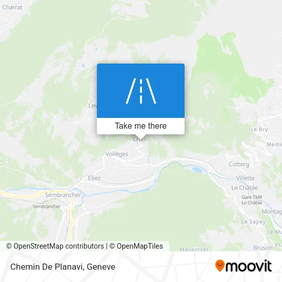 Chemin De Planavi map