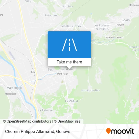 Chemin Phlippe Allamand plan