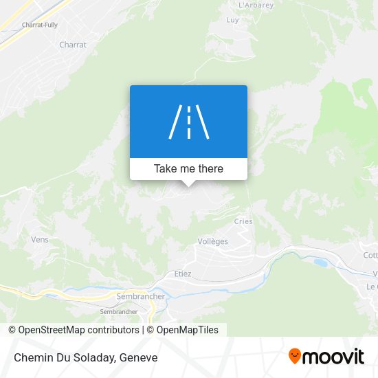 Chemin Du Soladay map