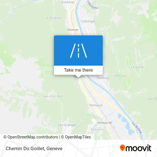 Chemin Du Goillet map