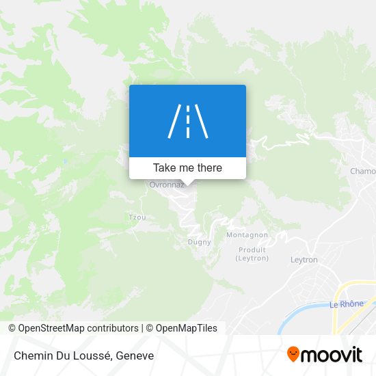 Chemin Du Loussé map