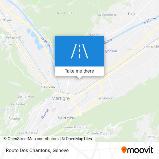 Route Des Chantons map