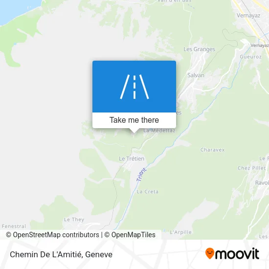 Chemin De L'Amitié map