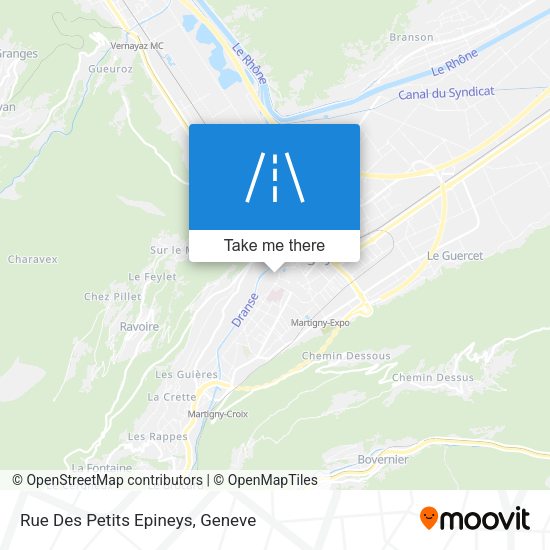 Rue Des Petits Epineys map
