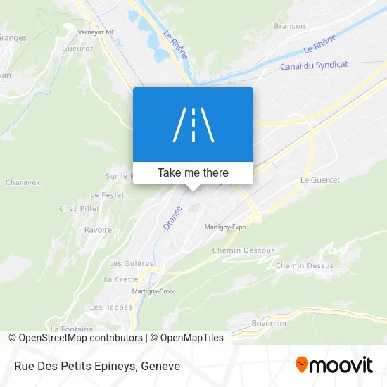 Rue Des Petits Epineys map