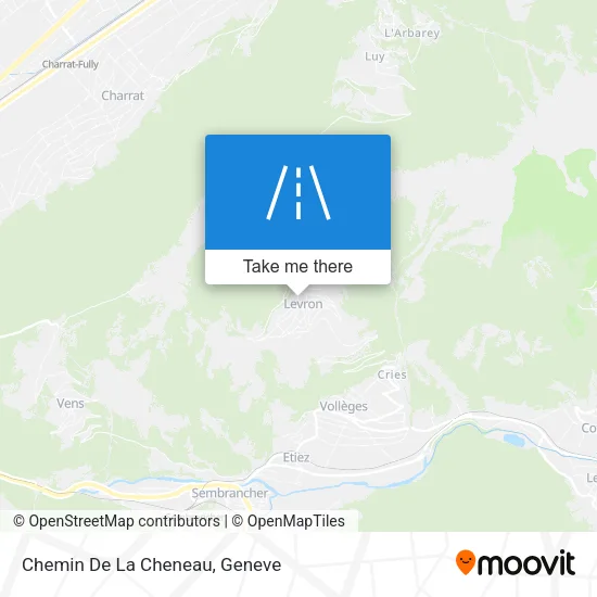 Chemin De La Cheneau map