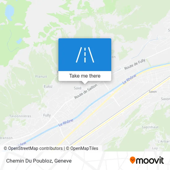 Chemin Du Poubloz map