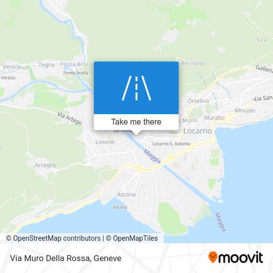 Via Muro Della Rossa map