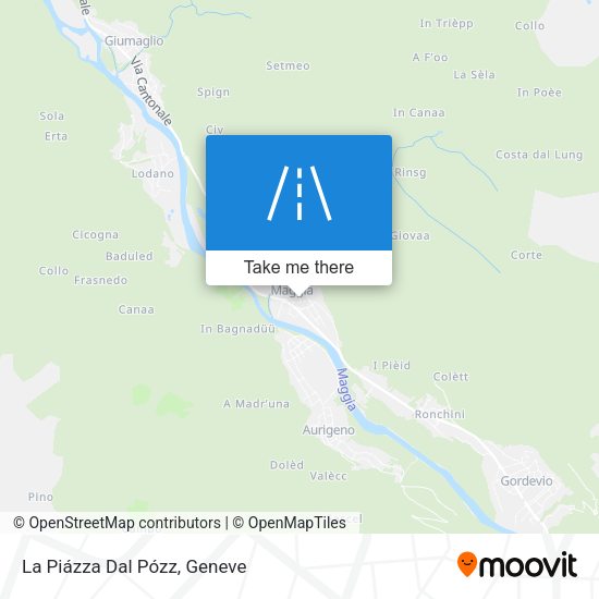 La Piázza Dal Pózz map