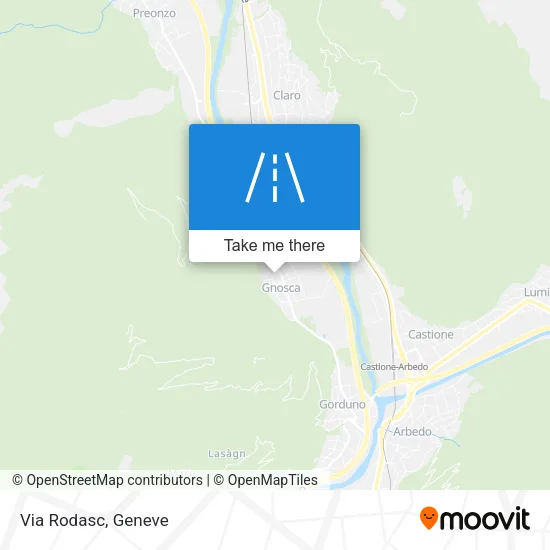 Via Rodasc map