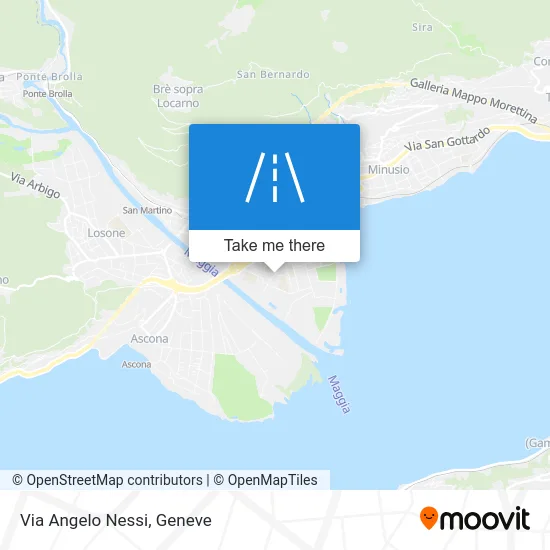 Via Angelo Nessi map