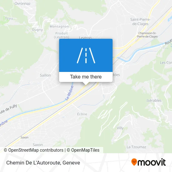 Chemin De L'Autoroute map