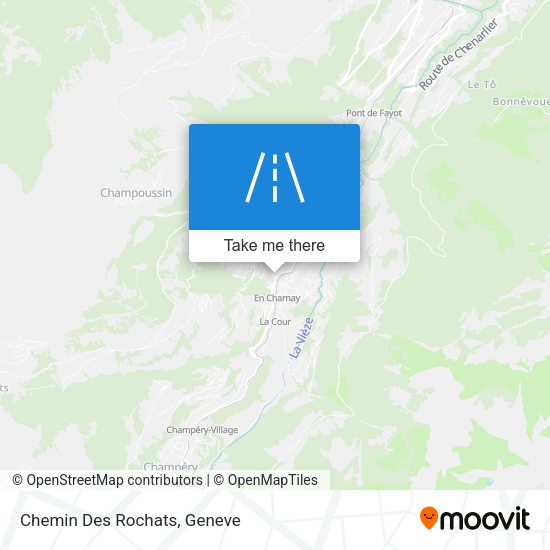 Chemin Des Rochats map