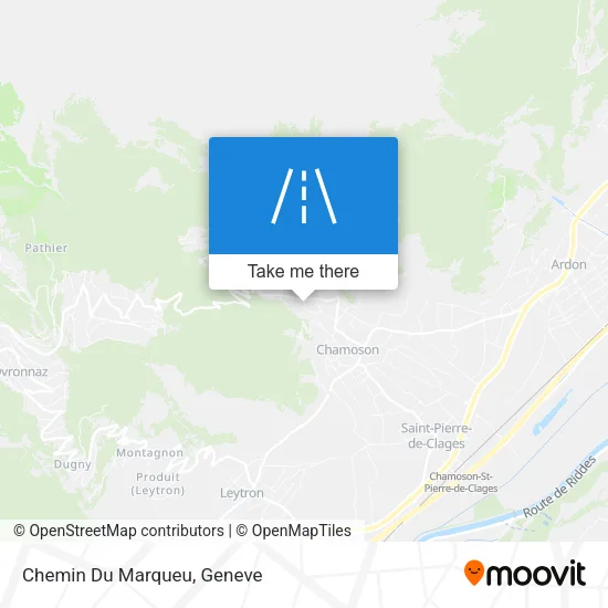Chemin Du Marqueu map