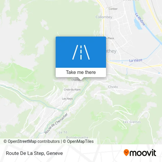 Route De La Step map