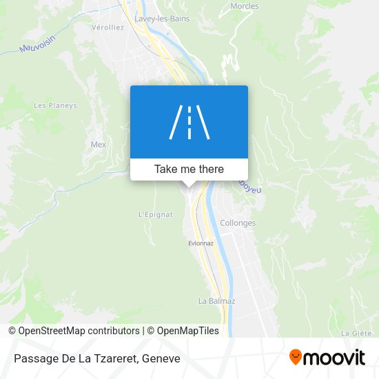 Passage De La Tzareret map