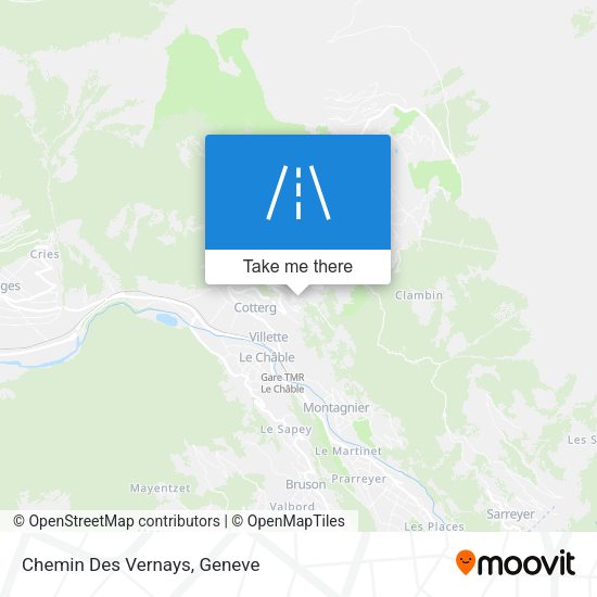 Chemin Des Vernays map