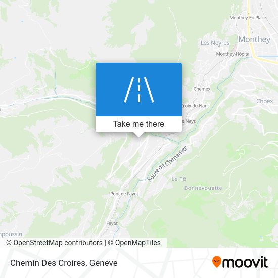 Chemin Des Croires map