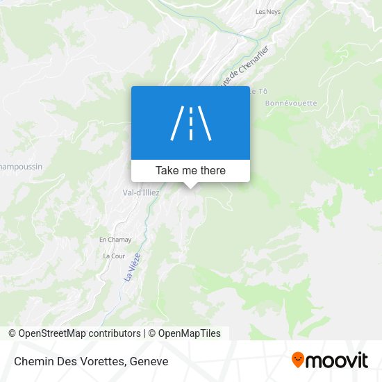Chemin Des Vorettes map