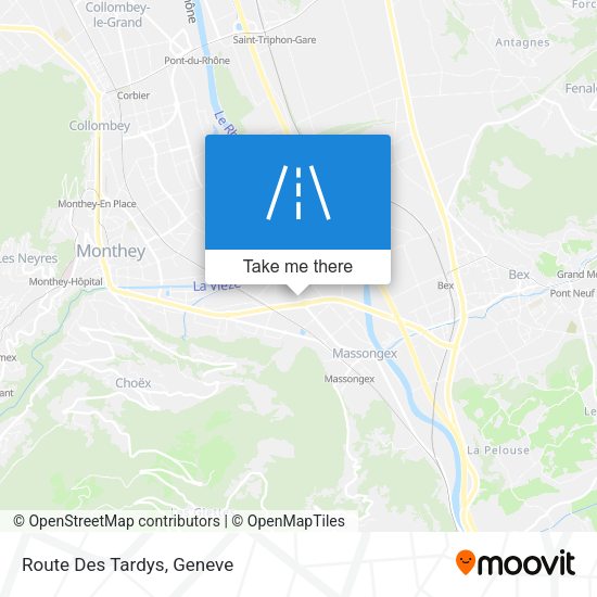 Route Des Tardys map