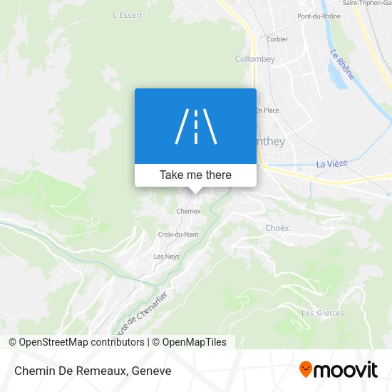 Chemin De Remeaux map