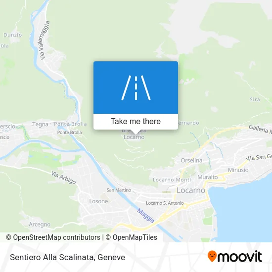 Sentiero Alla Scalinata map