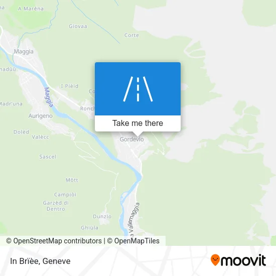 In Brïèe map