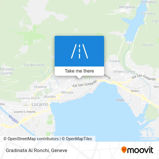 Gradinata Ai Ronchi map