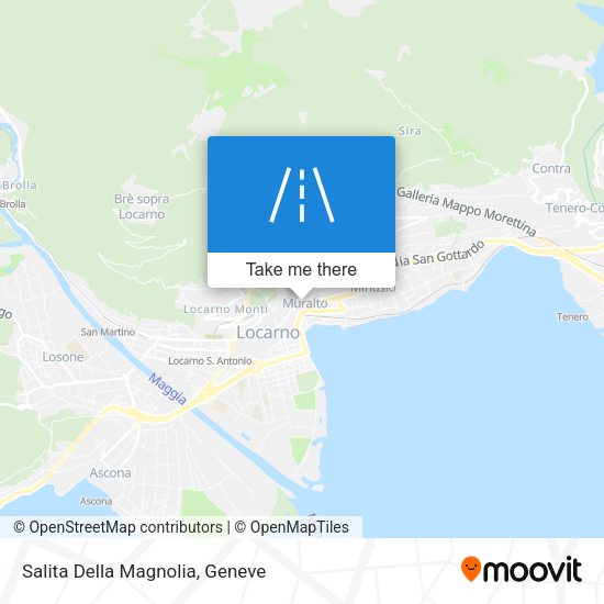 Salita Della Magnolia map