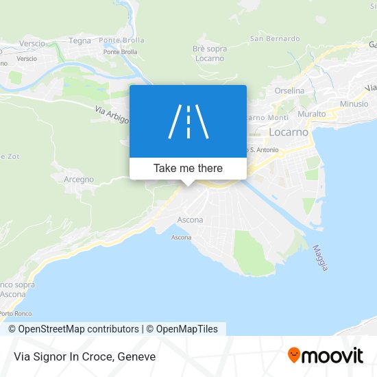 Via Signor In Croce map