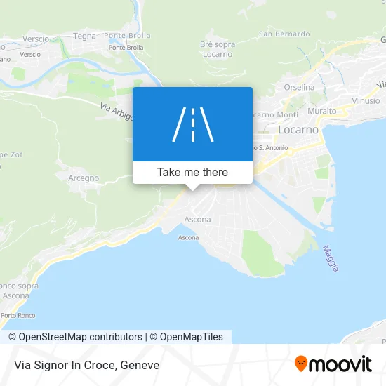 Via Signor In Croce map