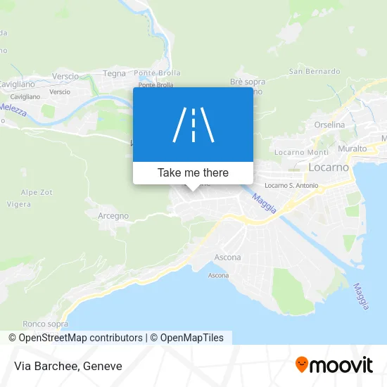 Via Barchee map