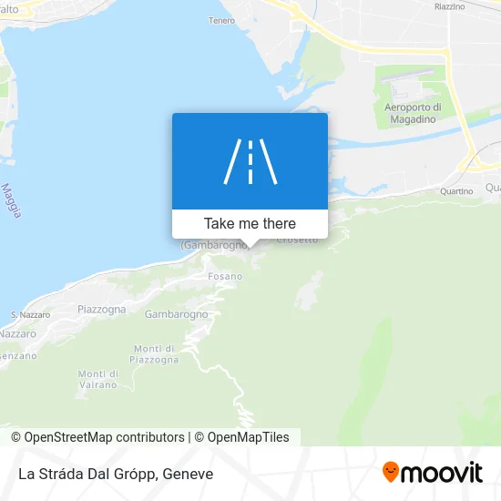 La Stráda Dal Grópp map