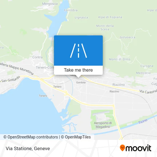 Via Statione map