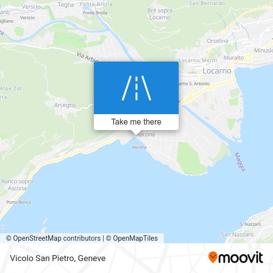 Vicolo San Pietro map