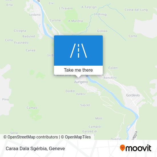 Caraa Dala Sgérbia map