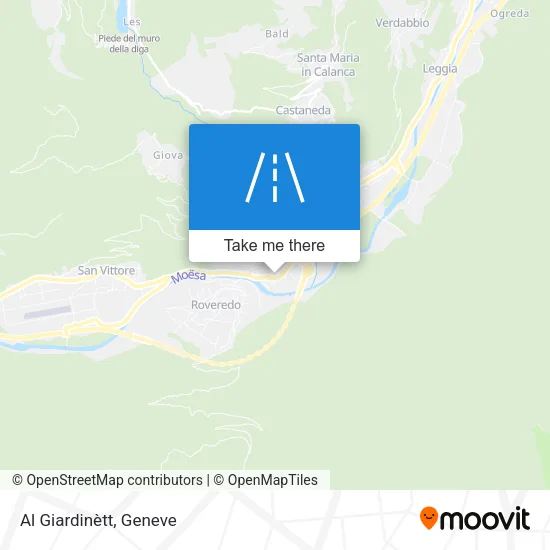 Al Giardinètt map