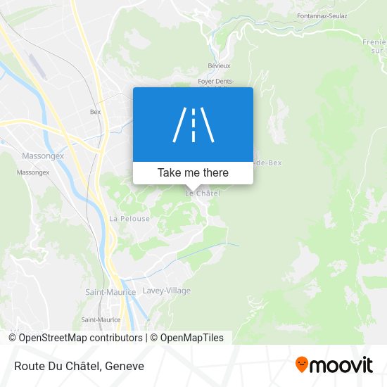 Route Du Châtel map