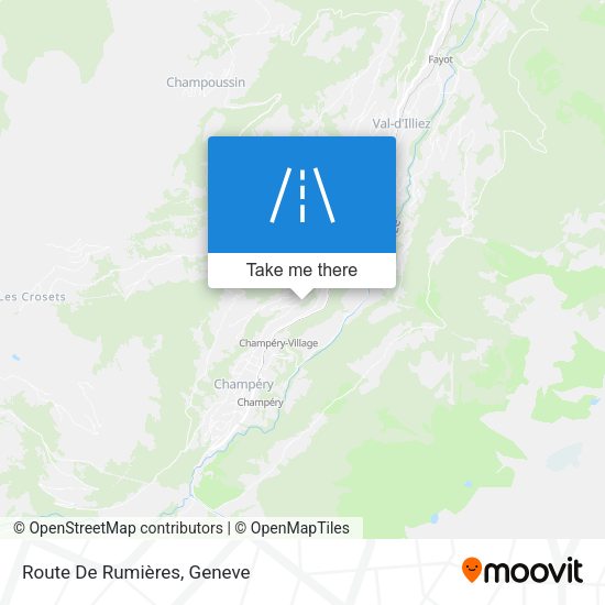 Route De Rumières map