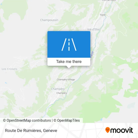Route De Rumières map