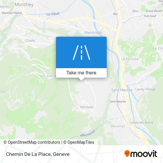 Chemin De La Place map