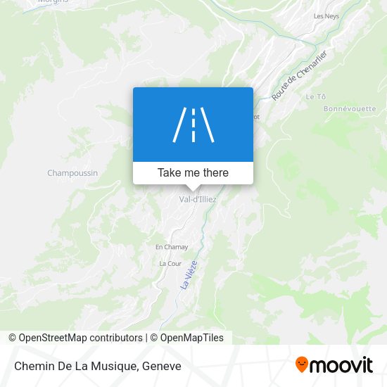 Chemin De La Musique map