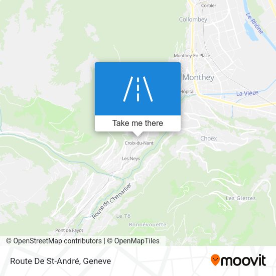 Route De St-André map