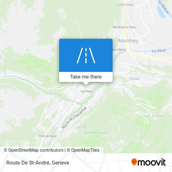 Route De St-André map