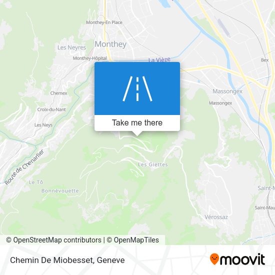 Chemin De Miobesset map