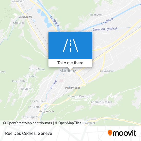 Rue Des Cèdres map
