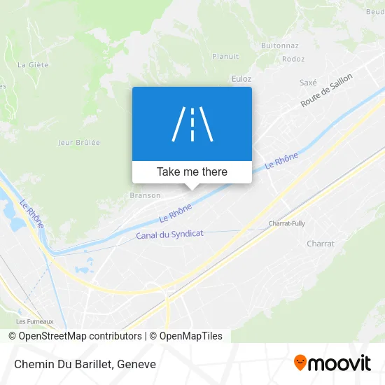 Chemin Du Barillet map