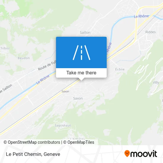 Le Petit Chemin map