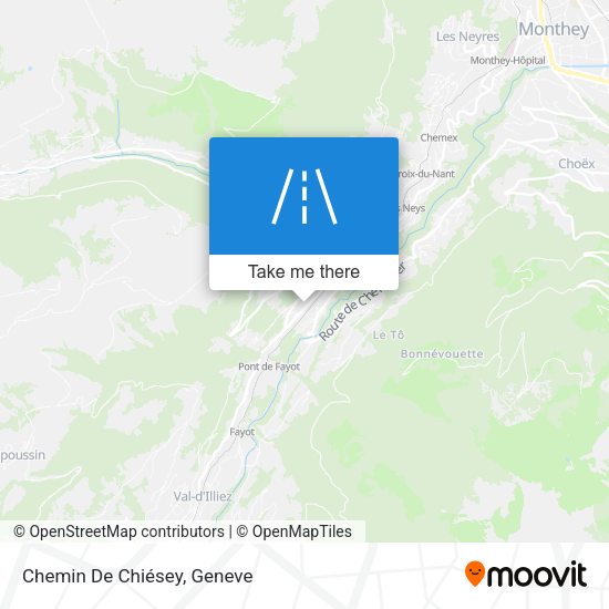Chemin De Chiésey map